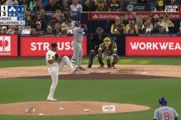 (Point culminant) Moises Bellasteros fait un revers et va Slam Diego contre les Padres