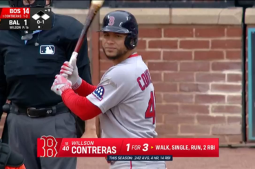 (Point culminant) Willson sur le crime de Wilson alors que Willson Contreras emmène Weston Wilson en profondeur pour un circuit de trois points