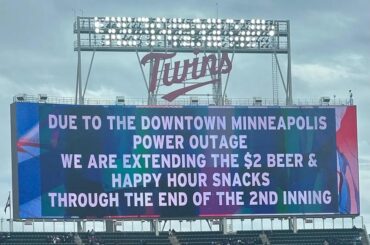 (Gleeman) Cela a suscité une acclamation qui pourrait finir par être la plus forte de la saison à Target Field.