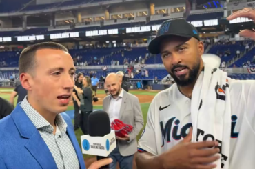 Sandy Alcantara après avoir réalisé un blanchissage complet devant une foule de 6 605 personnes : « Les fans ne sont pas là, mais nous les aimons toujours. »