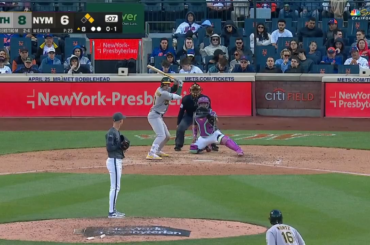 Tyler Soderstrom frappe son deuxième circuit du match contre les Mets