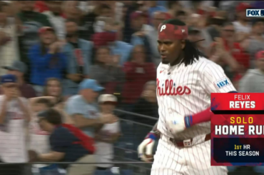 (Point culminant) La première grande ligue AB de Felix Reyes est un home run