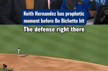 Keith Hernandez a un moment prophétique en regardant l'alignement défensif avant le coup sûr de Bo Bichette