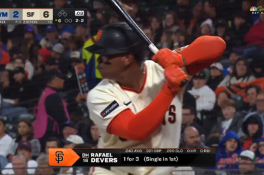 (Highlight) Rafael Devers frappe son premier circuit de la saison