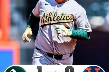 Les A gagnent 1-0 pour balayer les Mets et prendre la première place de l'AL West
