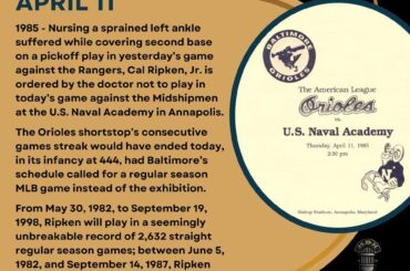 En ce jour de l’histoire du baseball – le 11 avril