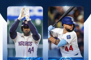 Yordan Alvarez (8-17, 3 HR, 8 RBI) et Andy Pages (14-24, 7 RBI) sont les joueurs AL et NL de la semaine. C'est la première fois depuis 1974 que deux joueurs d'origine cubaine le remportent.