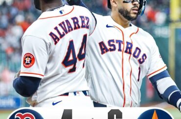 Les Astros balayent les Red Sox et remportent leur 5e match consécutif.