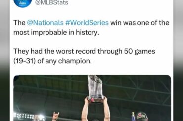 Juan Soto publie une histoire Instagram soulignant à quel point la course au championnat national 2019 a été épique