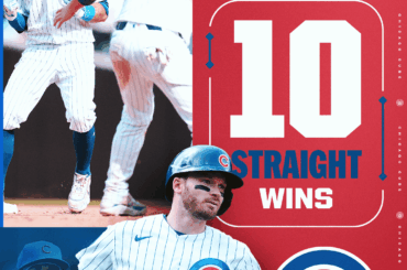 Les Cubs ont remporté 10 matchs consécutifs !