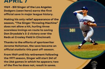 En ce jour de l’histoire du baseball – le 7 avril