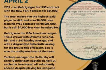 En ce jour de l'histoire du baseball - le 2 avril