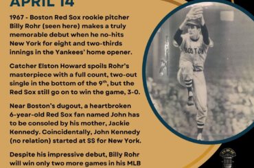 En ce jour de l'histoire du baseball - 14 avril