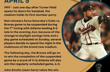 En ce jour de l’histoire du baseball – le 5 avril