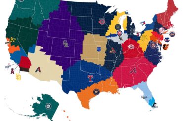 (OC) Équipe MLB la plus proche de chaque comté américain + Analyse de la population et des terres