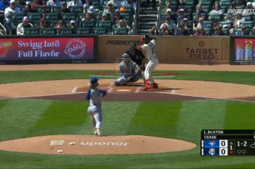 (Point culminant) Byron Buxton a réussi un circuit lors de trois matchs consécutifs !