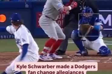 (Jomboy Media) Kyle Schwarber a fait changer d'allégeance à un « fan des Dodgers »