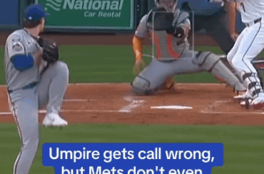 Les umps permettent à tort aux Angels de marquer après le troisième retrait. Les Mets ne défient pas et perdent en 10.