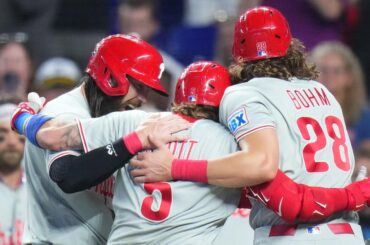 Les Phillies marquent 6 points lors de la première manche contre les Marlins !