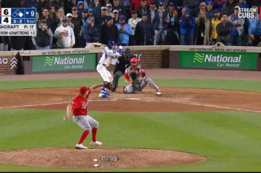 (Point culminant) Pete-Crow Armstrong égalise le score en fin de neuvième sur un home run de 2 points !