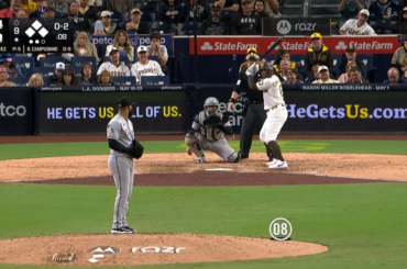 (Point culminant) Seranthony Dominguez élimine Luis Campusano et les White Sox remportent la série à San Diego ! Ils en ont gagné 5 de suite !