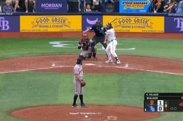 Ryan Vilade et les Rays exécutent un safety squeeze pour égaliser au 8e