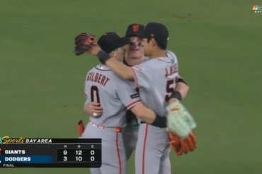 Le champ extérieur des Giants organise une... célébration d'après-match douteuse