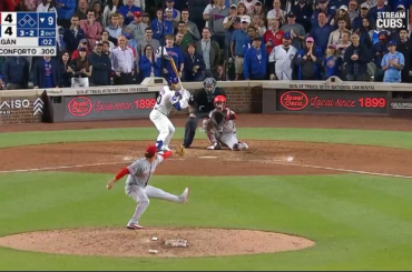 (Point culminant) MICHAEL CONFORTO MARCHE AVEC UN HOME RUN EN SOLO