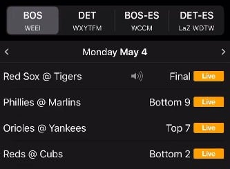 (Point culminant) Will Fleming rend hommage à John Sterling à la fin du match des Red Sox en disant "Les Red Sox gagnent... theeeee Red Sox winnnn"