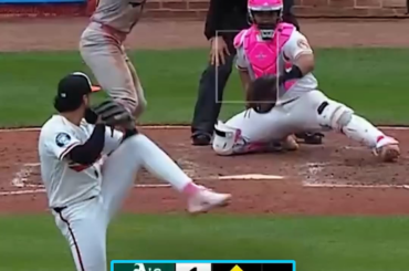 (Jomboy Media) Le lanceur des Orioles Anthony Nunez a déclaré "c'est un garçon" devant la caméra pour révéler le sexe de son frère Danny et de sa femme Micaela à l'occasion de la fête des mères.