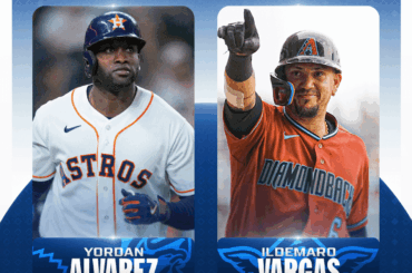 Yordan Alvarez (AL) .356 AVG, 1.199 OPS, 12 HR, 27 RBI, et Ildemaro Vargas (NL) .378 AVG, 1.087 OPS, 6 HR, 20 RBI ; êtes vos joueurs du mois !