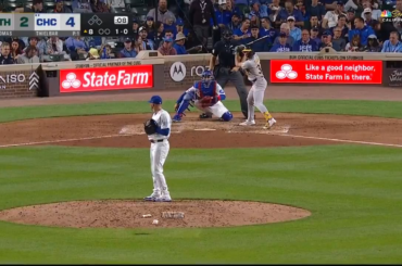 Athlétisme Colby Thomas frappe un circuit monstre en solo contre Wrigley contre les Cubs de Chicago