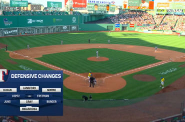 Le stand des Red Sox rigole alors que le 8ème café de la journée de Jonathan Papelbon se répand sur lui-même et sur les notes de tout le monde